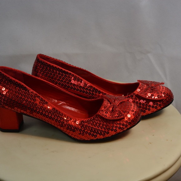Dorothy's Ruby Red Pumps SZ 9 - Picture 1 of 8